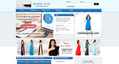 Desktop Screenshot of modele-acte.ro