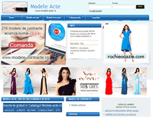 Tablet Screenshot of modele-acte.ro